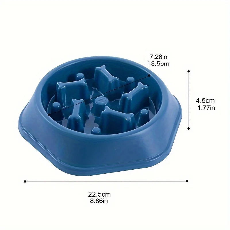 Dog Slow Feeder Bowl Anti-Choking Food Bowl for Dogs Slow Eating