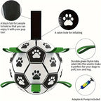 Interactive Dog Soccer Ball, Durable and Tear-Resistant Pet Soccer