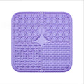Pet Lick Silicone Mat Slow Feeder Dog Food Plate Bathing