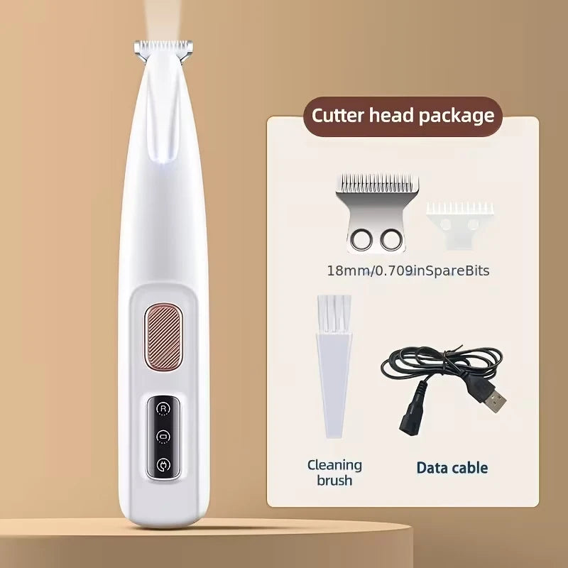 Electric Paw Trimmer for Dogs & Cats Quiet Rechargeable Clipper