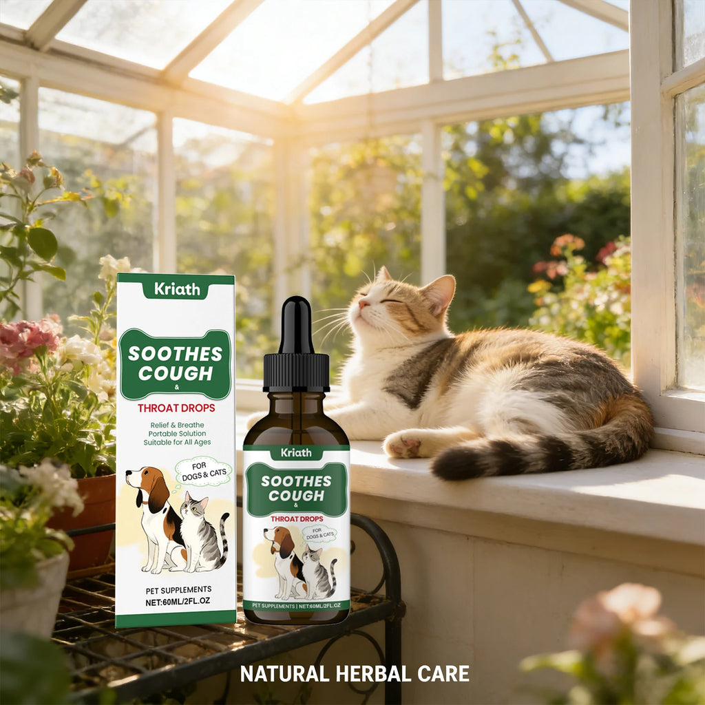 Herbal Throat-Moistening Liquid for Dogs