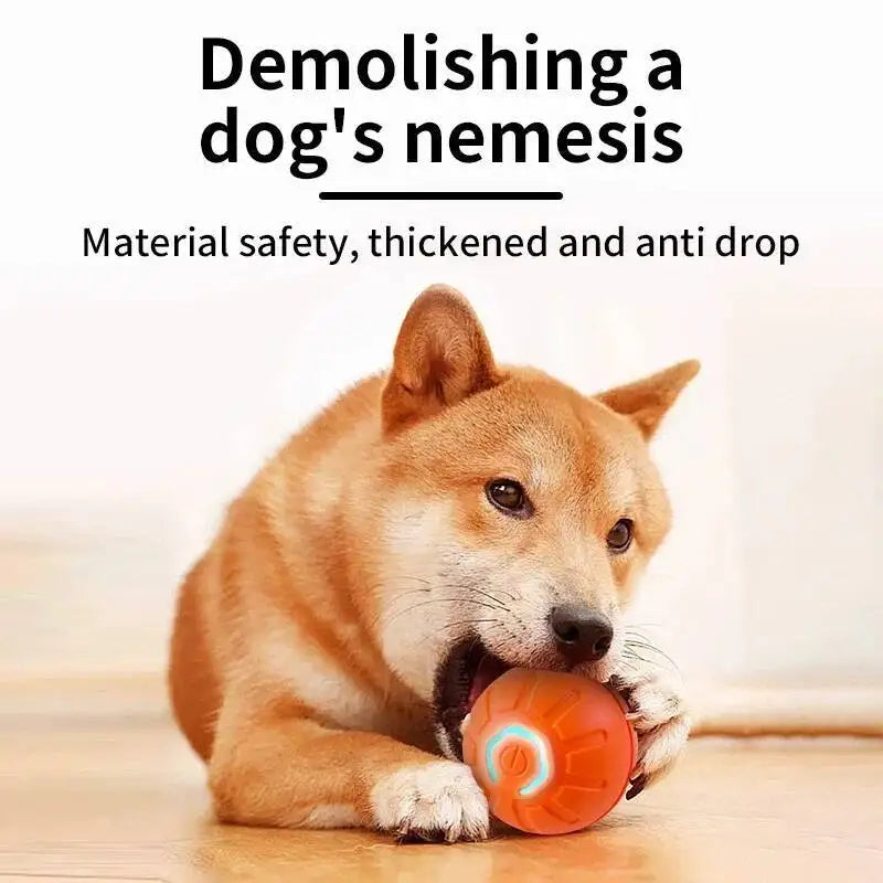 Smart Dog Toy Ball Electronic Interactive Pet Toy Moving Ball Usb