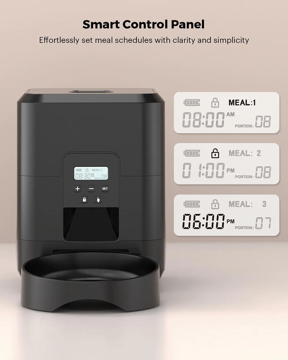 Smart Pet Feeder Automatic Cat Feeder Dog Slow Food Machine with