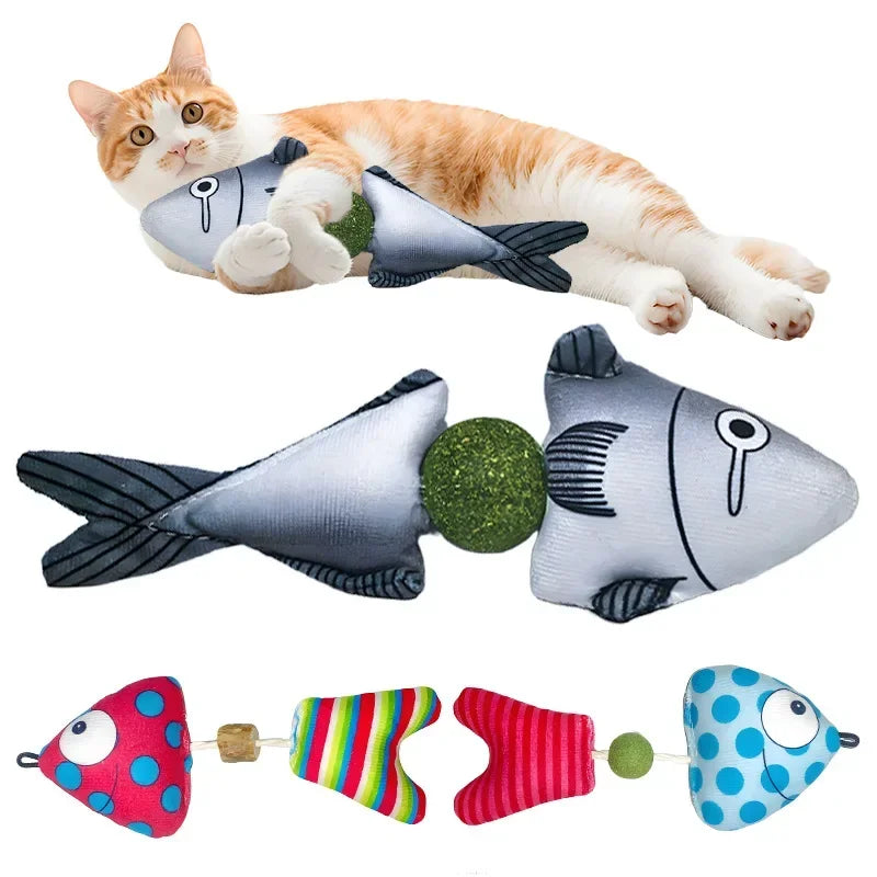 Pet Supplies Cat Mint Thin Relief Teeth Cleaning Toy Lotus Fish