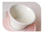 Ceramic Slow-Feeding Bowl High-Leg Cat Bowl with Neck Protection