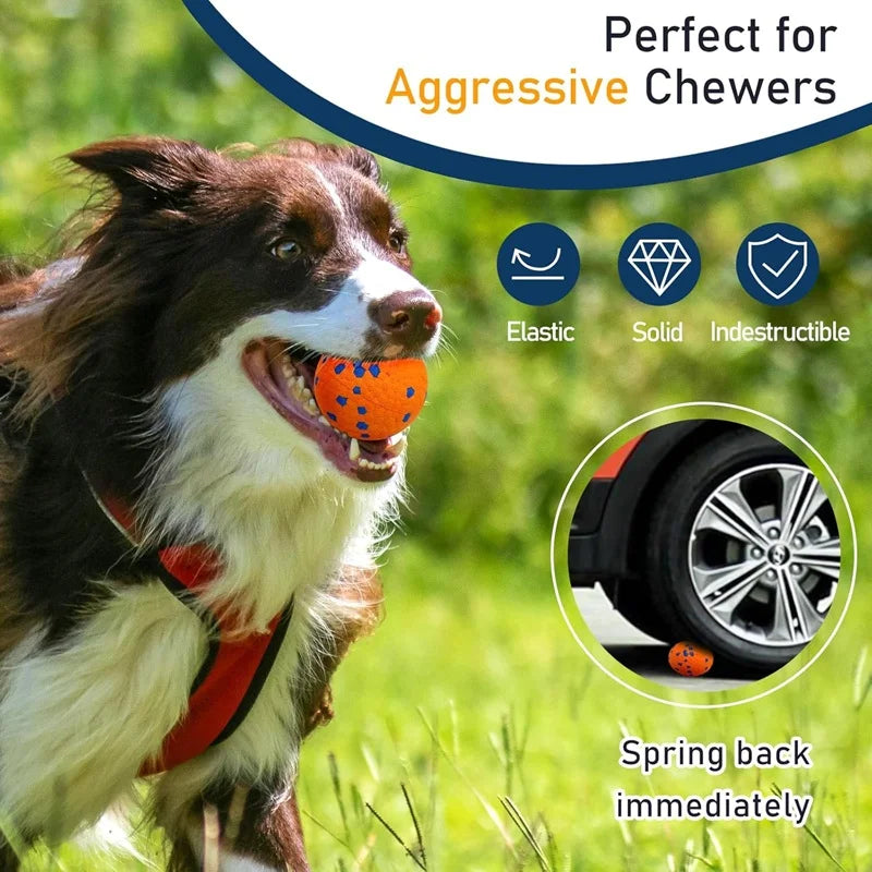 Dog Toy Ball Solid Bite Resistant Small Large Dog Toys E-TPU High