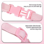 Bow Pet Chest Harness Leash 2-Piece Set, Comfortable Breathable