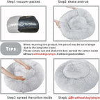40-110Cm Round Pet Bed For Large Dog Bed Super Soft Cat Bed Long