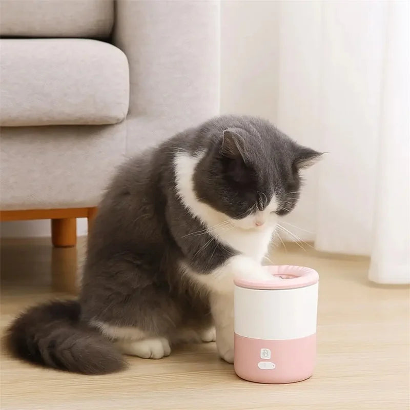 Pet Paw Cleaner Machine Automatic, Portable Dog Cat Washer Cup