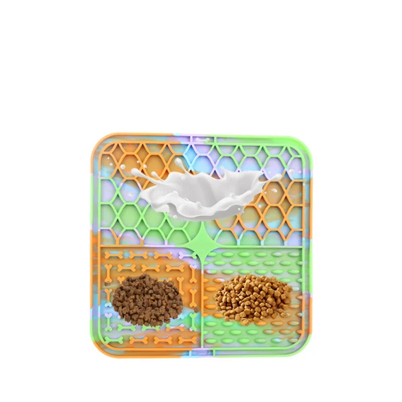Pet Placemat Cat Slow Feeding Mat Dog Lick Mats Silicone Pets
