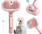 Pet Spray Hair Comb Professional Electric Hair Straightener Comb