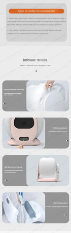 Pet Smart Cat Litter Box Fully Automatic Cleaning Large Fully