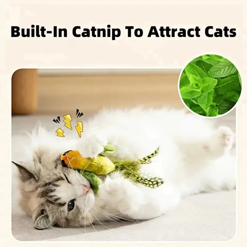Bird-like Sound Toy Relieves Cat Boredom
