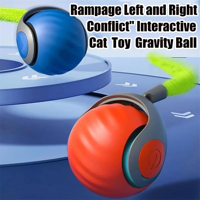 Smart Cat Toys Interactive Ball Plush Electric Catnip Training Toy
