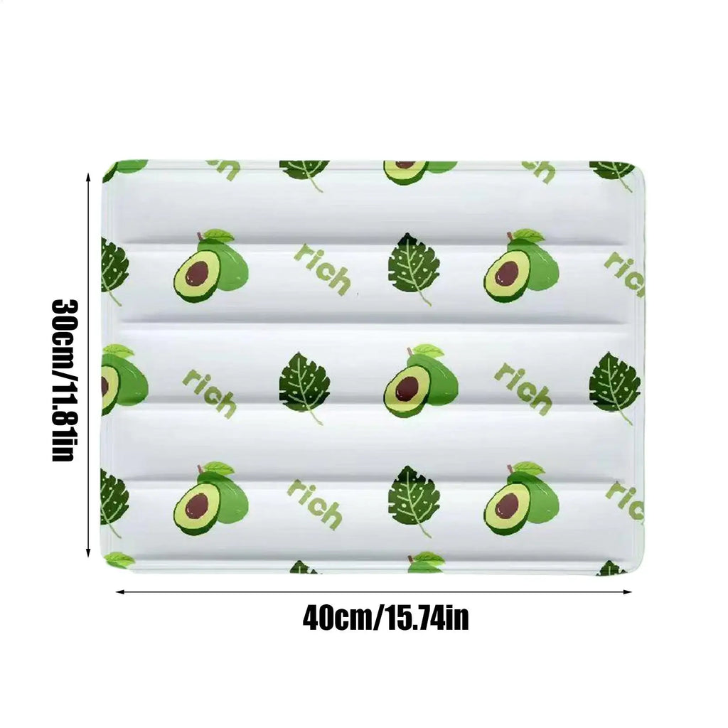 Dog Cooling Mat 30X40Cm Ice Bed Soft Reusable Floor Cushion Summer