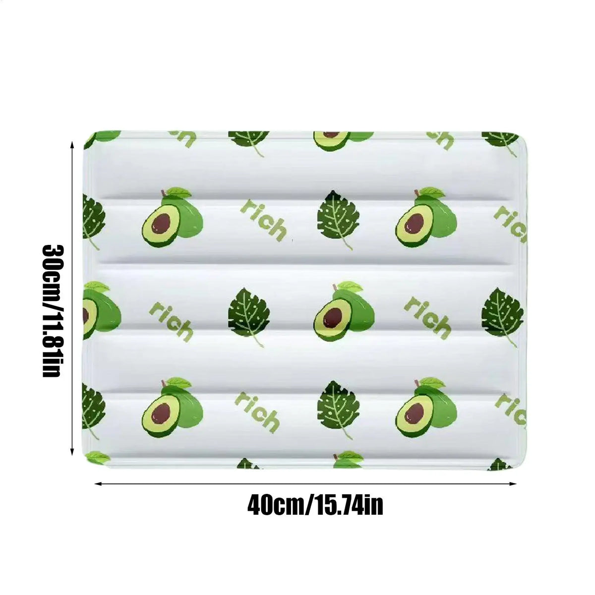 Dog Cooling Mat 30X40Cm Ice Bed Soft Reusable Floor Cushion Summer