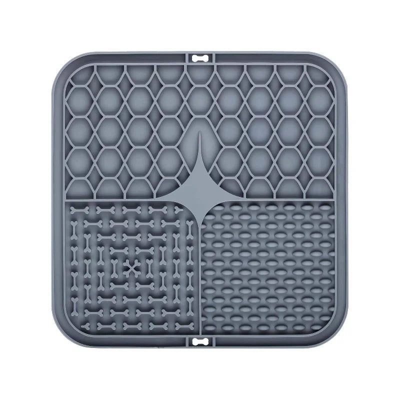 Silicone Dog Lick Mat for Bathing and Training