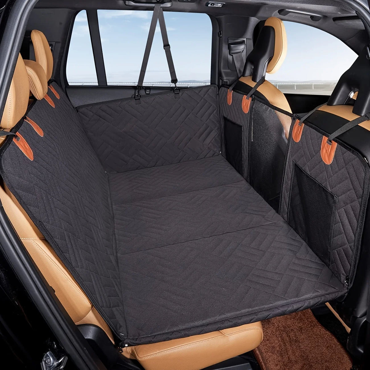 Hammock-Style Portable Back Seat Cover: Waterproof & Scratch-Proof
