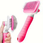 Self-Cleaning Pet Hair Remove Comb Cat Slicker Brush Pet Hair