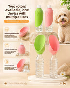 Portable Pet Outdoor Drinking Water Cup Dog Silicone Foldable Leaf