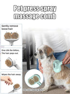 Pet Clean Steam Spray Dog Grooming Brush Unique Steam Brush for