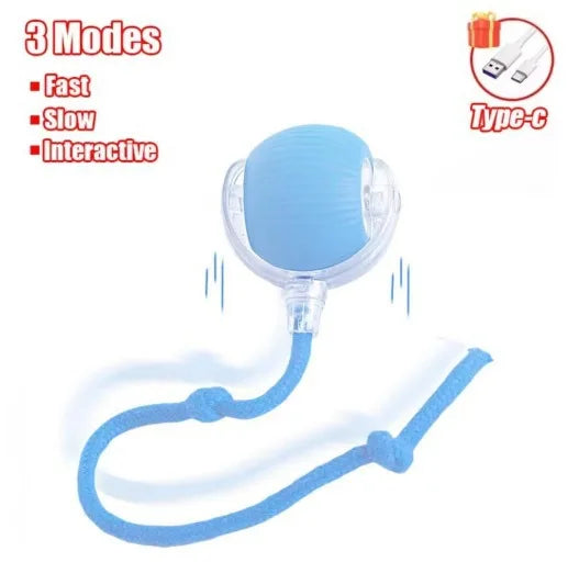 Smart Rolling Ball Cat Toy Interactive Self Play Bite Resistant