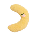 New 2026 Cat Moon Shaped Pillow Super Soft Plush Half Donut Pillow