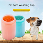 Dog Paw Cleaner Cup Soft Silicone Combs Portable Outdoor Pet Foot