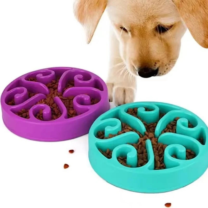 Slow Feeder Dog Bowl - Healthy Eating and Digestion Solution with