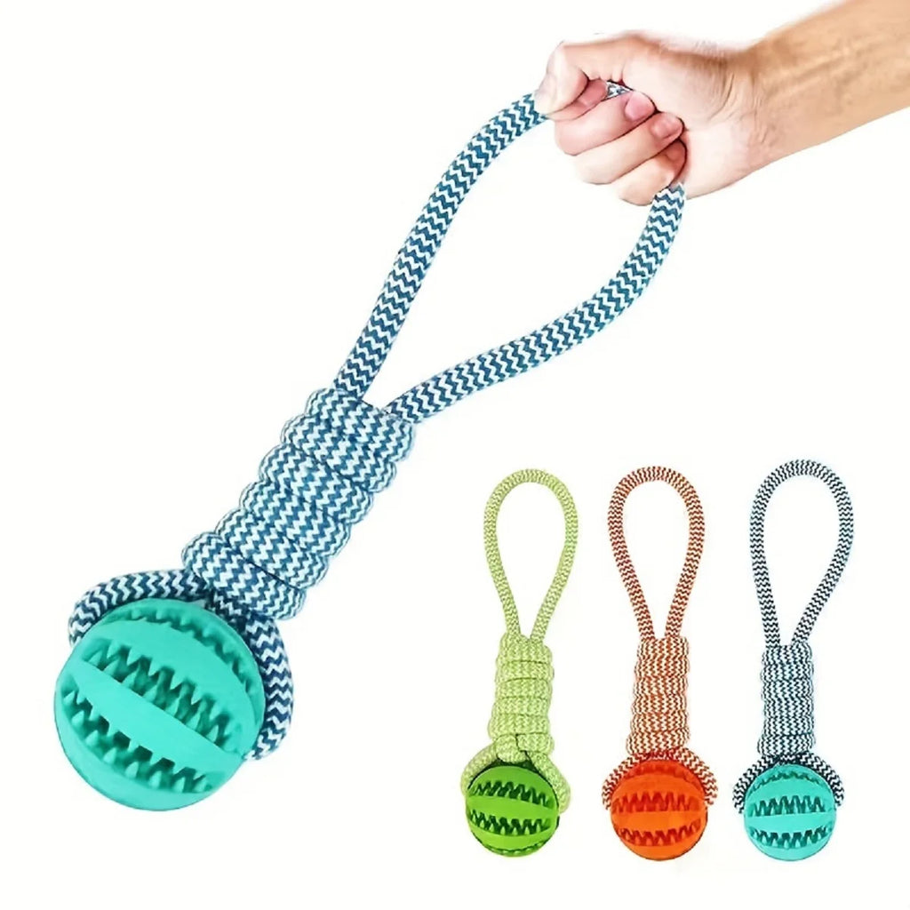 Dog Bite-Resistant Cotton Rope Treat Ball
