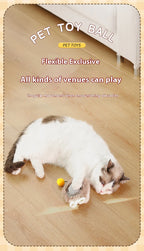 Cat Toys Intelligent Automatic Teasing Ball Silent Irregular