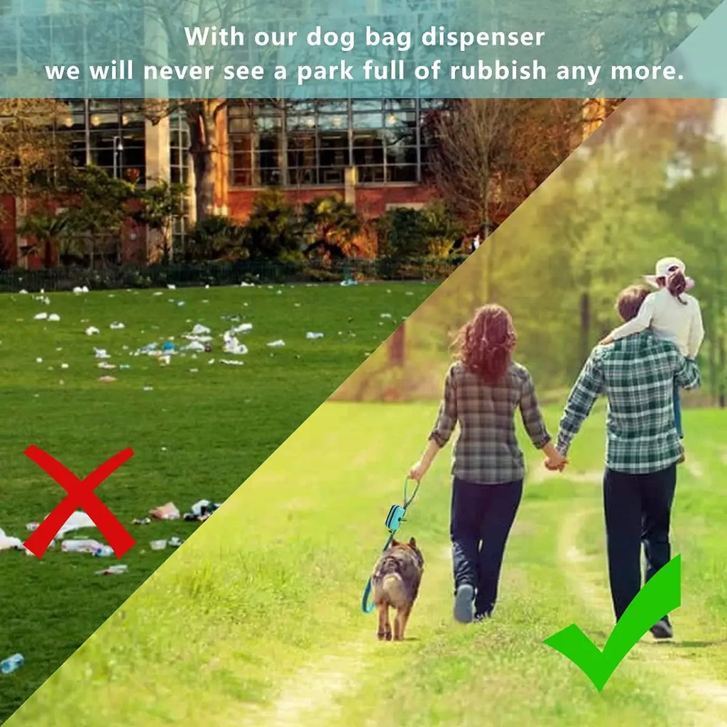 Portable Dog Waste Bag Dispenser & Holder