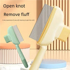 Self Cleaning Dog Brush One Button Release Pet Hair Remover Comb