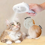 Upgraded Pet Steam Brush Spray Grooming Comb Hair Removal Cleaning