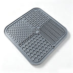 Pet Slow Feeder Licking Mat Food Grade Silicone Strong Suction Cup