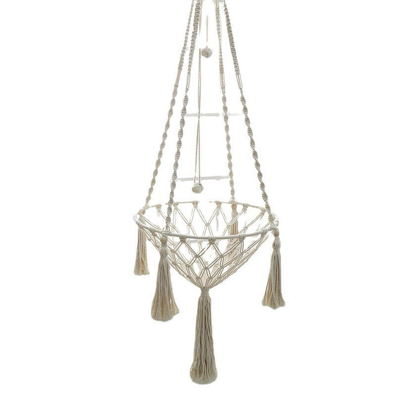 Winter Pet Hammock Cat Swing Hand Woven Cotton Rope Cats Hanging