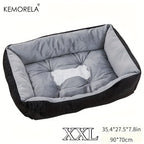 Orthopedic Plush Dog Bed High Rebound Comfortable Support White Pp
