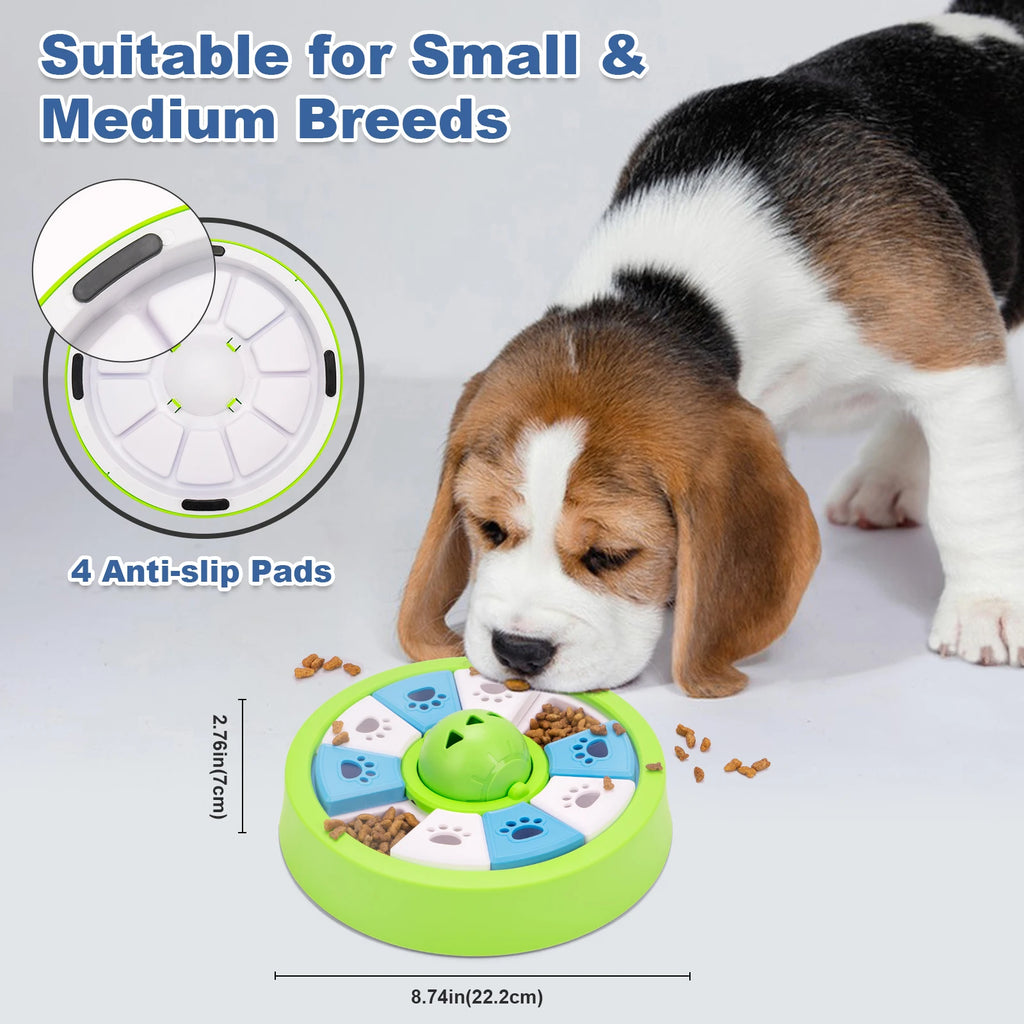 Dog Slow Feeder Bowl Cats PUzzle Toy Snack Storage Food Dispenser