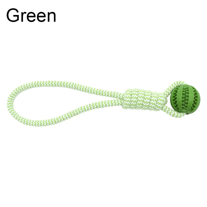 Dog Bite-Resistant Cotton Rope Treat Ball