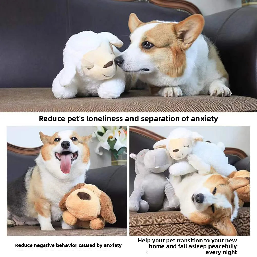 【Calming Anxiety Relief】Dog Plush Toy With Heartbeat Simulator