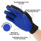 Pet Hair Remover Shower Gloves PUppy Cats Bath Brush Cleaning