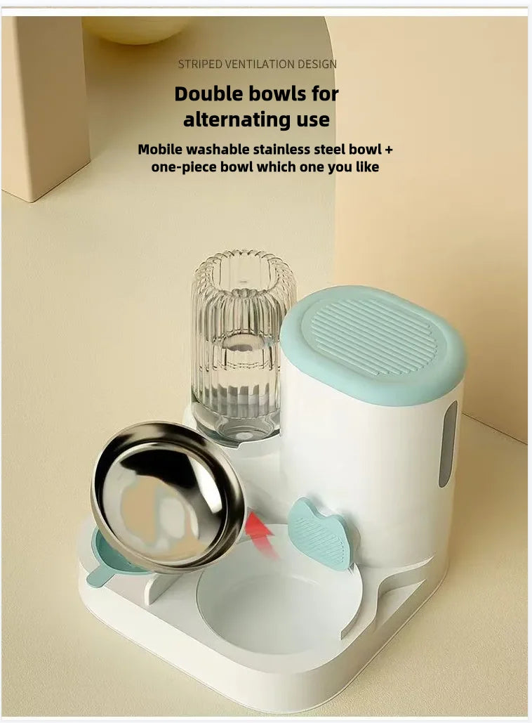 Cat Bowl Automatic Feeder for Cats, Dogs, Pets, Water Dispensers