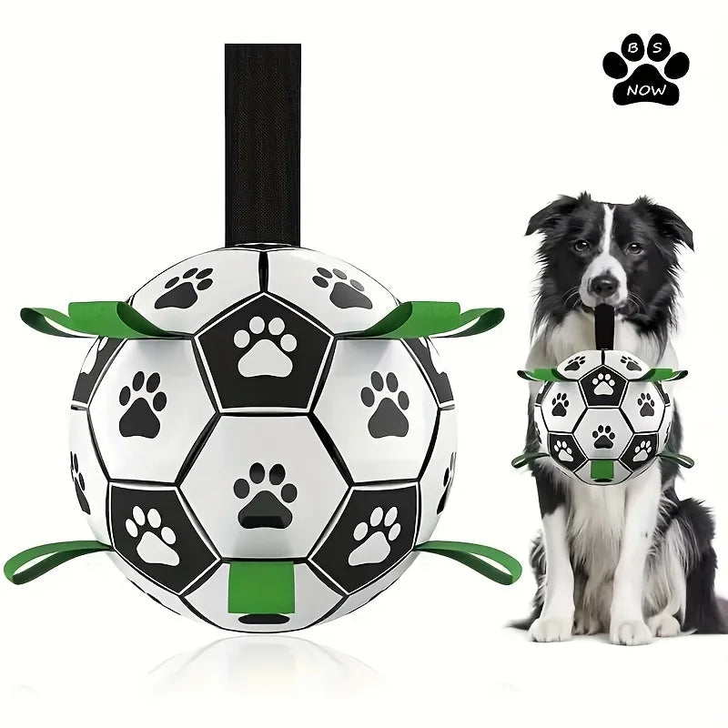 Interactive Dog Soccer Ball, Durable and Tear-Resistant Pet Soccer