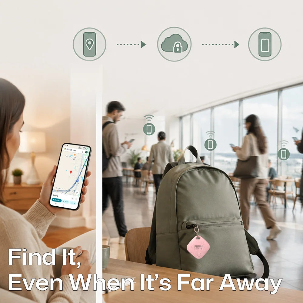 Android Phones Bluetooth GPS Tracker Work with Google Find Hub App