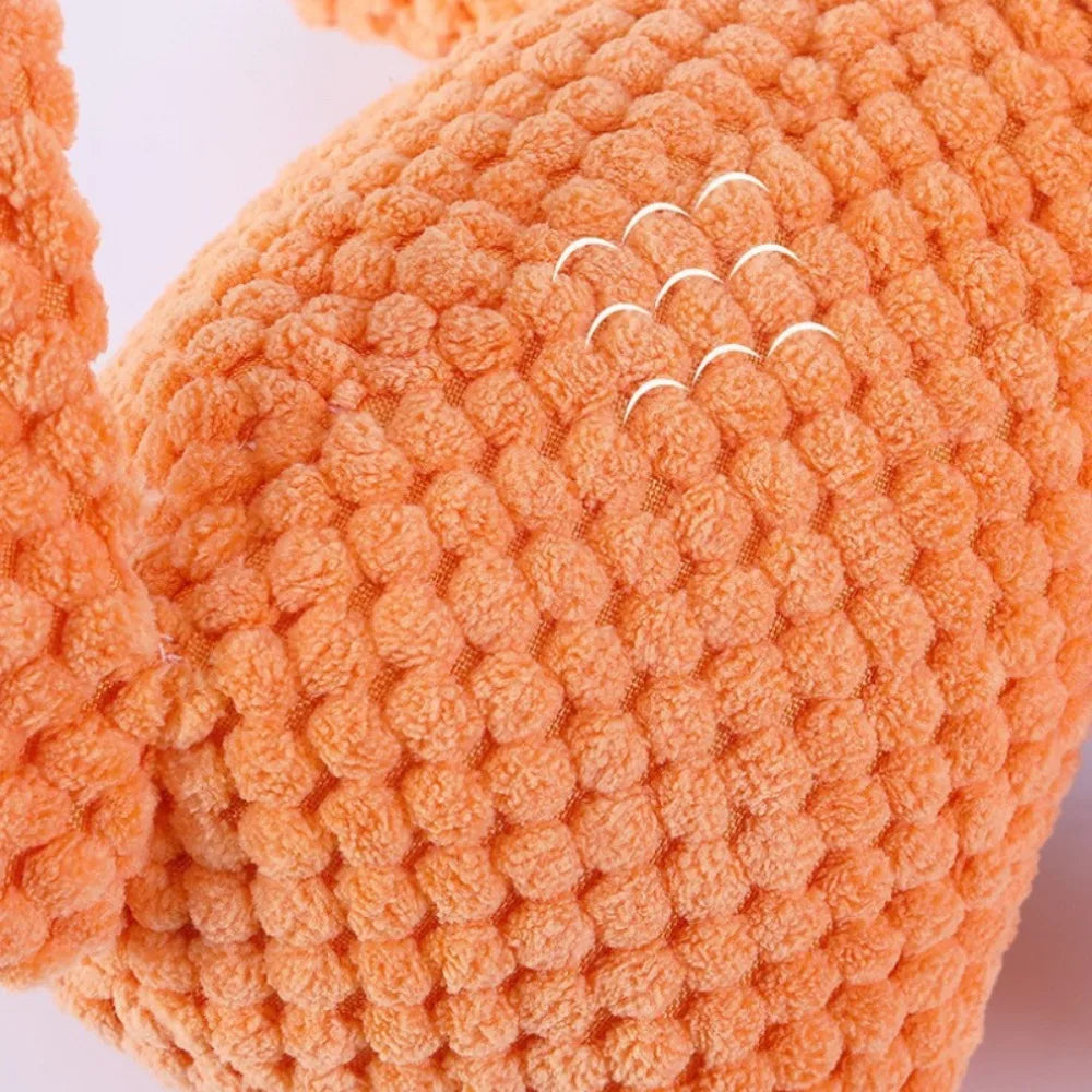 Pet Plush Toy Dog Interactive Teeth Cleaning Toys Cute Animal Style Bite Resistant Squeaky Puppy Sound Chew Toy Pet Supplies