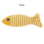 Cat Toy Self High Boredom Resistant Bite Clean Teeth Linen Fish