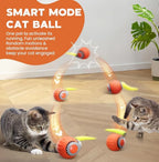 Interactive Cat Toy Ball Automatic Rolling Pet Toy USB