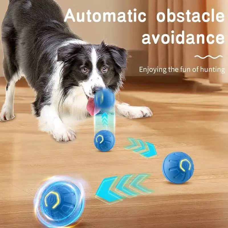 Smart Dog Toy Ball Electronic Interactive Pet Toy Moving Ball Usb