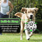 Interactive Dog Soccer Ball, Durable and Tear-Resistant Pet Soccer