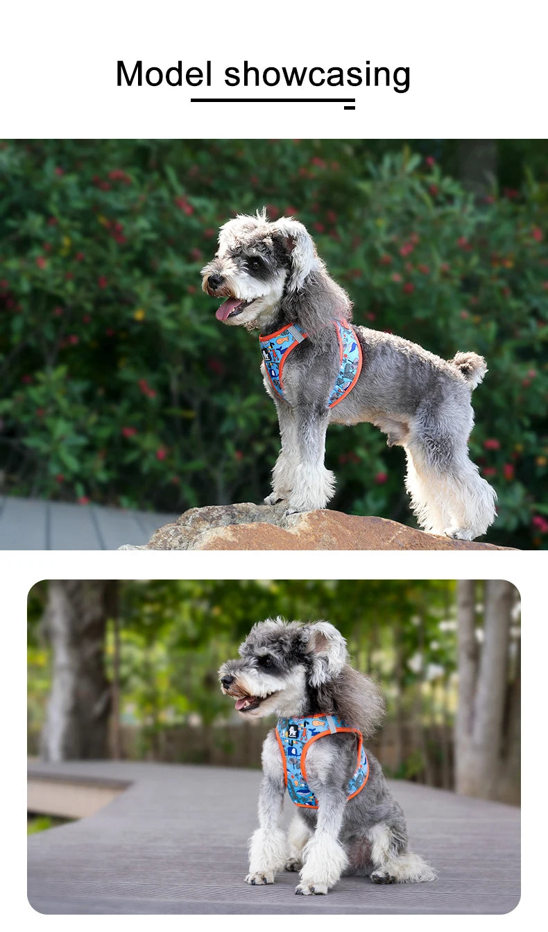 Truelove Pet Harness Soft Air Mesh Adjustable Reflective Pet Vest